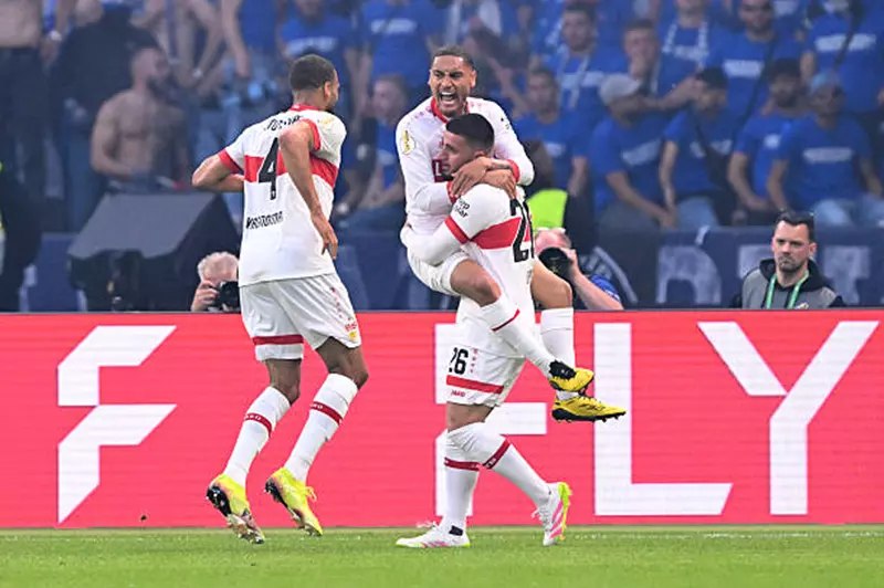 شتوتجارت يتوج بلقب كأس ألمانيا للمرة الأولى منذ 18 عاماً بعد انتصاره على أرمينيا بيليفيلد